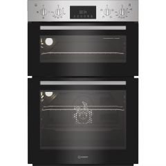 Indesit DII10DIX Built In Electric Fan Double Oven - Stainless Steel