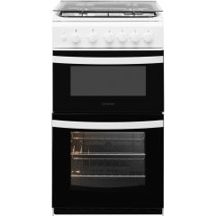 Indesit ID5G00KMWL 50Cm Gas Cooker With Full Width Gas Grill 