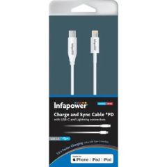 Infapower P056 USB-C To Lightning Cable 1M