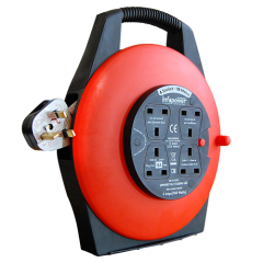 Infapower X812 10 Mtr 4 Socket 13 Amp Extension Reel