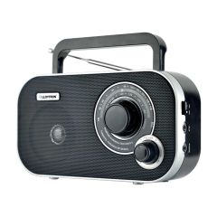 Lloytron LY2405 2 Band 'Calypso' Ac/Dc Portable Radio - Black ~ 10'S