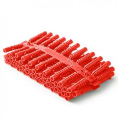 MAXIFIX 240131 6Mm Wall Plugs 100Pcs Red