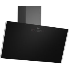 Neff D83IDK1S0B 80Cm Wide Angled Hood - Black Glass - A Rated