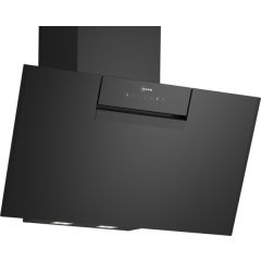 Neff D85IFN1S0B 80Cm Wide Angled Hood - Black Glass - A+ Rated