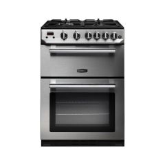 Rangemaster PROPL60DFFSS/C Professional Plus 60Cm Stainless Steel With Chrome Trim Dual Fuel Cooker 