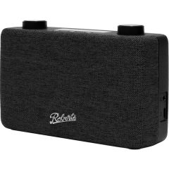 Roberts Radio Ltd PLAYFMBK FM/MW/LW compact and portable, easy to operate FM radio in Black (Avalabl