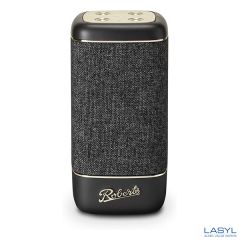 Roberts Radio Ltd REUNIONBK Portable BT Speaker, IXP7 Waterproof, 18 Hours of Playtime - Black