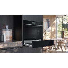 Siemens BI710C1B1B Built-In Warming Drawer, 60 X 14 Cm, Black