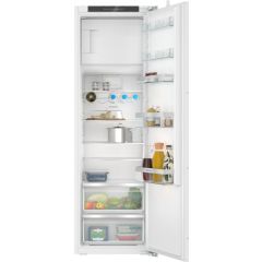 Siemens KI82LVFE0 Built-In Fridge With Freezer Section, 177.5 X 56 Cm, Flat Hinge