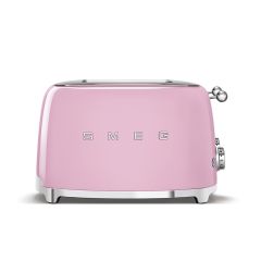 Smeg TSF03PKUK 50S 4 By 4 Slice Toaster Pink