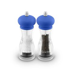 Sur La Table SLT847053BLU 2Pc Salt And Pepper Mill Set Blue