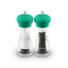 Sur La Table SLT847053GRN 2Pc Salt And Pepper Mill Set Green