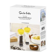 Sur La Table SLT847053YLW 2Pc Salt And Pepper Mill Set Yellow