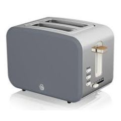 Swan ST14610GRYN 2 Slice Nordic Grey Toaster