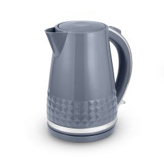 Tower T10075GRY Solitaire 1.5L 3Kw Kettle Grey Chrome Accents