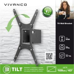 Vivanco 37973 Bti 6020 Tilt TV Wallmount 43'