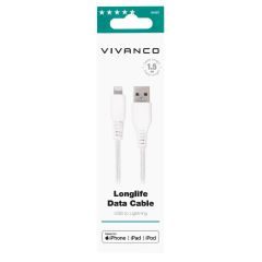 Vivanco 61687 Longlife Lightning USB Connection, 1,5M