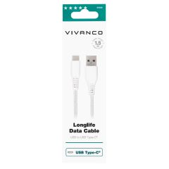 Vivanco 61696 LONGLIFE TYPE C CONNECTION 18W 1.5M, WHITE