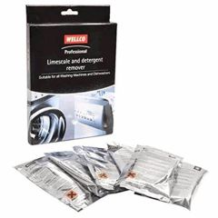 Wellco WEL4014 Limescale And Detergent Remover Pack Of 6 For Washing Machines + Dishwashers